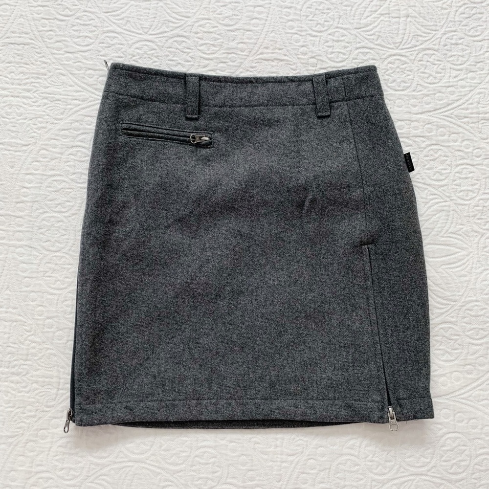 Skhoop Women's Wool Short‎ Skirt, Graphite